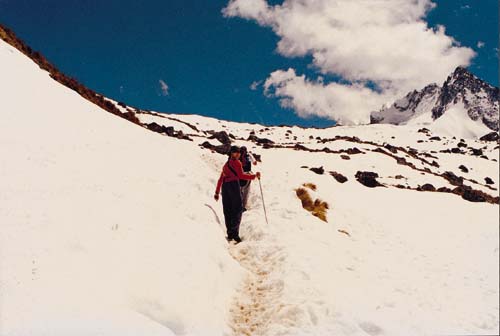 Vom Salkantay nach Machu Picchu: durch den Schnee zum Salkantay